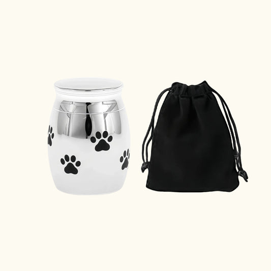 Dear fur baby Pet urn aluminum alloy commemorative jar
