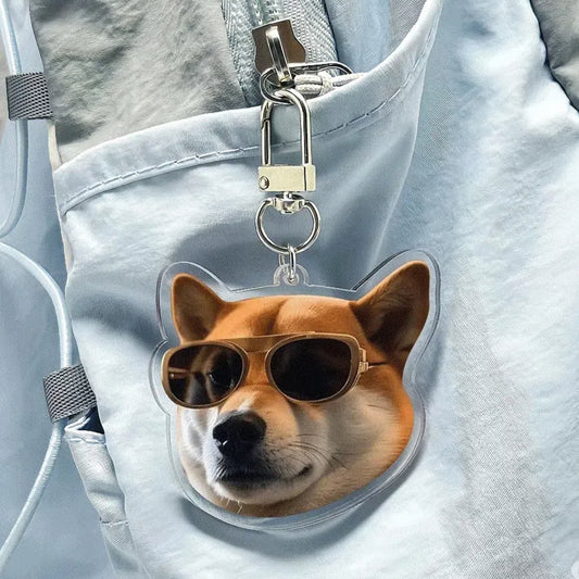 Dear fur baby Customized acrylic pet keychains