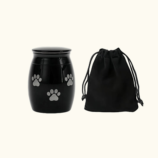 Dear fur baby Pet urn aluminum alloy commemorative jar